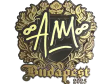 Sticker | AW (Gold) | Budapest 2025