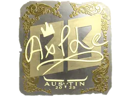 Sticker | Ax1Le (Gold) | Austin 2025