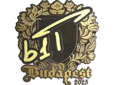 Sticker | b1t (Gold) | Budapest 2025