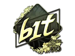 Sticker | b1t (Gold) | Rio 2022