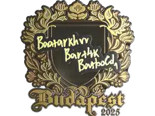 Sticker | Bart4k (Gold) | Budapest 2025
