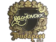 Sticker | BELCHONOKK (Gold) | Budapest 2025