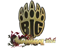 Sticker | BIG (Gold) | Shanghai 2024