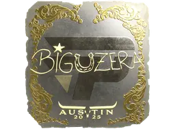 Sticker | biguzera (Gold) | Austin 2025