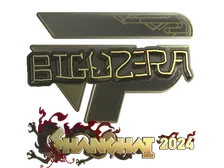 Sticker | biguzera (Gold) | Shanghai 2024