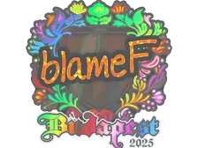 Sticker | blameF (Holo) | Budapest 2025