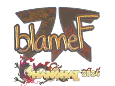 Sticker | blameF (Holo) | Shanghai 2024