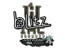 Sticker | bLitz (Glitter) | Antwerp 2022