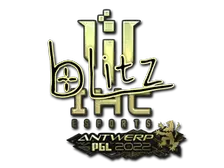 Sticker | bLitz (Gold) | Antwerp 2022