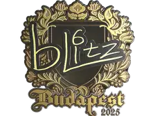 Sticker | bLitz (Gold) | Budapest 2025