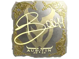 Sticker | bodyy (Gold) | Austin 2025
