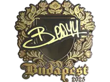 Sticker | bodyy (Gold) | Budapest 2025