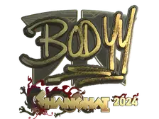 Sticker | bodyy (Gold) | Shanghai 2024