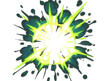 Sticker | Boom Epicenter (Glitter)