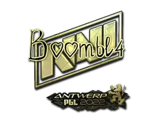 Sticker | Boombl4 (Gold) | Antwerp 2022