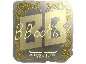 Sticker | Boombl4 (Gold) | Austin 2025