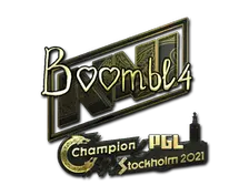 Sticker | Boombl4 (Gold) | Stockholm 2021