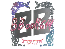 Sticker | Boombl4 (Holo) | Austin 2025