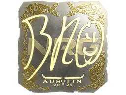 Sticker | br0 (Gold) | Austin 2025