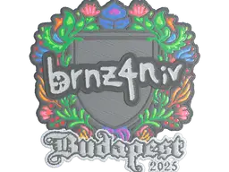 Sticker | brnz4n (Embroidered) | Budapest 2025