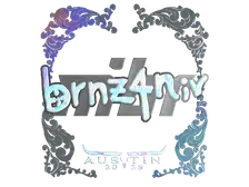 Sticker | brnz4n (Holo) | Austin 2025