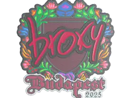 Sticker | broky (Embroidered) | Budapest 2025