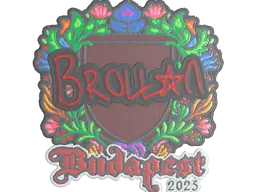 Sticker | Brollan (Embroidered) | Budapest 2025