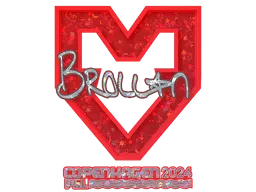 Sticker | Brollan (Glitter) | Copenhagen 2024