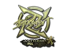 Sticker | Brollan (Gold) | Antwerp 2022