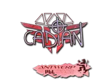 Sticker | cadiaN (Holo) | Antwerp 2022