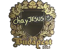 Sticker | chayJESUS (Gold) | Budapest 2025