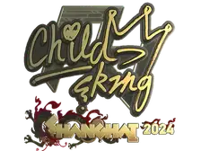 Sticker | ChildKing (Gold) | Shanghai 2024