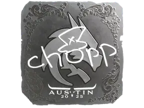 Sticker | chopper (Foil) | Austin 2025