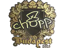 Sticker | chopper (Gold) | Budapest 2025