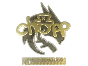 Sticker | chopper (Gold) | Copenhagen 2024