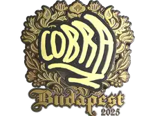 Sticker | cobra (Gold) | Budapest 2025