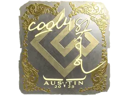 Sticker | cool4st (Gold) | Austin 2025