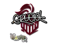 Sticker | CRUC1AL (Glitter) | Paris 2023