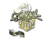 Sticker | CRUC1AL (Gold) | Paris 2023