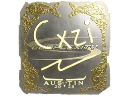 Sticker | Cxzi (Gold) | Austin 2025