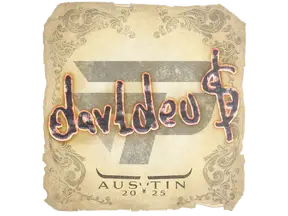 Sticker | dav1deuS | Austin 2025