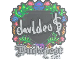 Sticker | dav1deuS (Embroidered) | Budapest 2025