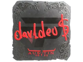 Sticker | dav1deuS (Foil) | Austin 2025