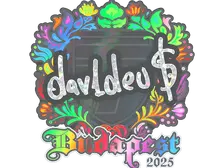Sticker | dav1deuS (Holo) | Budapest 2025
