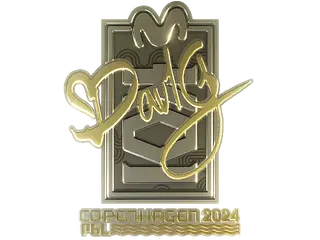 Sticker | dav1g (Gold) | Copenhagen 2024