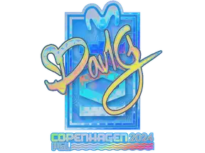 Sticker | dav1g (Holo) | Copenhagen 2024