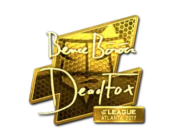 Sticker | DeadFox (Gold) | Atlanta 2017