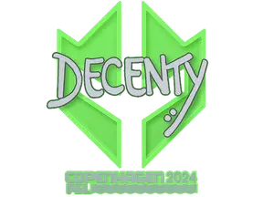 Sticker | decenty | Copenhagen 2024