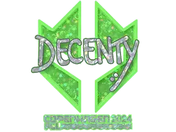Sticker | decenty (Glitter) | Copenhagen 2024