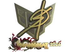 Sticker | degster (Gold) | Shanghai 2024